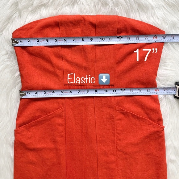 SOLD-Urban Outfitters Linen Blend Pocket SunDress - Picture 7 of 8